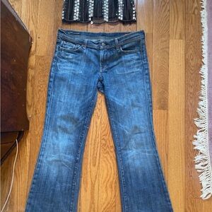 Citizens Of Humanity Dark Blue Flare Jeans